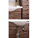 1 x armoire de salle de bains antonella 2 portes + 3 tiroirs 105 1 x armoire de salle de bains antonella 2 portes + 3 tiroirs 105