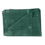 1 x bache pe lourde avec �il g. mq 110 vert mt