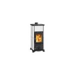1 x blanc infinity kw 7, 3 mm 453x490 h. mm 950 poele a bois emilian la nordica