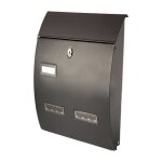 1 x bo�te aux lettres magazine 708b 27 x 12 x h 40 cm - anthracite
