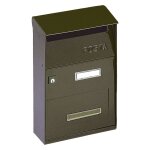 1 x boite aux lettres serie effe 22 x 11 xh 32, 5 cm en fonte peinte