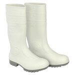 1 x bottes genou n. 41 - coloris blanc / gris
