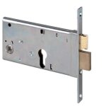 1 x bq zinc f. mm 16 f. sagom m2 + scr h. mm 77 e. mm 80 serrure a mortier metal 44360 cisa