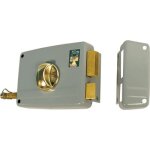 1 x c. staccato m2 + tirant + bouton e. mm 40 serrure en bois droite appliquer 7601 viro