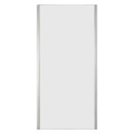 1 x cabine de douche a porte en verre de remplacement giada - 80 x 120 cm (longueur courte fixe)