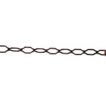 1 x cha�ne ornementale cathedrale predecoupee 2, 5 m - plaquee laiton