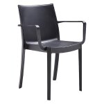 1 x chaise en polypropylene victoria gris tourterelle