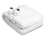 1 x chauffe - lit electrique 2 carres / 2 x 60 w - polyester