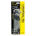 1 x cles torx en jeu avec trou (t10 - t50) 9 pieces