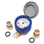 1 x compteur d eau cadran sec 1 / 2