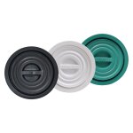1 x couvercle pour poubelle empilable de litres. 100 / 120 - noir 1 x couvercle pour poubelle empilable de litres. 100 / 120 - noir
