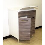 1 x evier antonella 60x50 cm avec siphon