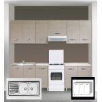 1 x evier inox 2 bacs droits + vidange gauche 120 1 x evier inox 2 bacs droits + vidange gauche 120