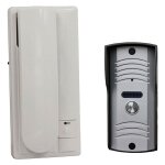 1 x interphone individuel en kit, couleur blanc 1 x interphone individuel en kit, couleur blanc