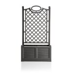 1 x jardiniere rectangulaire pvc separe coloris fer forge 1 x jardiniere rectangulaire pvc separe coloris fer forge