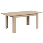 1 x kit table kendra 90x140 / 190xh78 cm chene