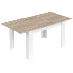 1 x kit table kendra 90x140 / 190xh78 cm chene