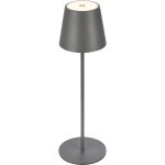 1 x lampe de table art. bt10004 batterie gris