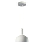 1 x lustre abat - jour aluminium gris