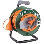 1 x orange 2p + t 16a + schuko nxmmq 2x1, 5 mt 20 enrouleurs de cable electralin de jardin