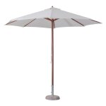 1 x parapluie en bois � 3 m. - ecru