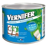 1 x peinture antirouille a base d eau vernifer ml. 500 - blanc satine (4603)