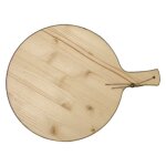 1 x planche a decouper ronde avec poignee cm 38 - ep. 1, 8 cm