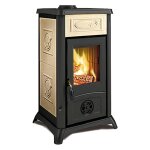 1 x poele a bois gemma couleur blanc