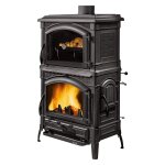 1 x poele a bois isotta forno evo noir anthracite