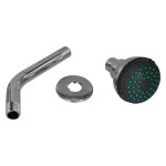 1 x pomme de douche dark grey line abs chrome 1 x pomme de douche dark grey line abs chrome
