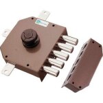 1 x pompe c. m4 quint + bouton e. mm 63 serrure en bois droite appliquer 30641 mottura