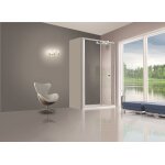 1 x porte de douche coulissante en cristal. trans. 3 millimetres