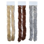 1 x rideau chenille c42 cm. 125 x 230 - gris