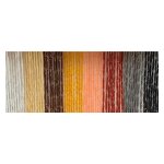 1 x rideau helicoidal aquarium cm. 140 x 240 - paillettes gris / argent.