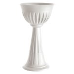 1 x vase colonne pvc � cm 43 x h. 74, 5 lt. 20 - gris