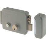 1 x vern c. rond fixe m2 + scr + puls + roof e. mm 60 serrure portail droite appliquer electrique 68880 ...