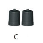 1 x zz - detail cx poubelle 2 portes cm.