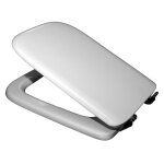 1 xabattant de wc en bois polyester blanc