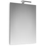 1 xmiroir encastre avec lampe led 20 cm 60x80 cm