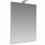 1 xmiroir encastre avec lampe led 50x70 cm