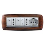 1 xplaque de vie mod. plast vivant. bois sc. 7p