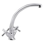 1 xserie sofia simple face evier croix chrome