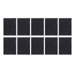 10 feuilles de papier de test laser 210x285mm, noir double face, marquage laser, machine de gravure, ... 10 feuilles de papier de test laser 210x285mm, noir double face, marquage laser, machine de gravure, ...