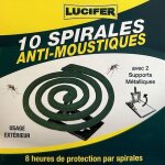 10 spirales anti - moustiques avec 2 supports métalliques 10 spirales anti - moustiques avec 2 supports métalliques
