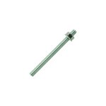 10 tiges filetées standards avec écrou et rondelle - acier zingué - m12 x 220 mm 10 tiges filetées standards avec écrou et rondelle - acier zingué - m12 x 220 mm
