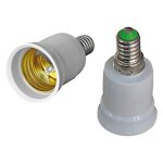 10 x adaptateur douille de lampe de la fiche e14 a la douille e27