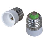 10 x adaptateur douille de lampe de la fiche e27 a la douille e14