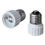 10 x adaptateur douille de lampe de la fiche e27 a la douille gu10