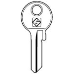 10 x cle plate en laiton nickele viro vi7r silca