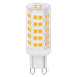 10 x lampe led en ceramique g9 lumiere chaude 3000k 4, 5 w 500 lumens (40w)
